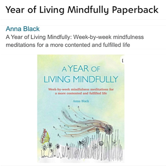 NEW A YEAR OF LIVING MINDFULLY Book Weekly Mindfulness Meditation Guide Activity - Picture 1 of 10